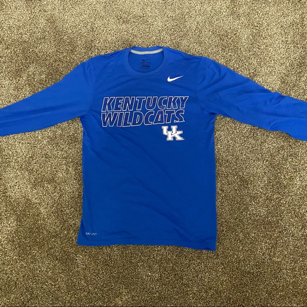 Kentucky Wildcats Long Sleeve Dri-Fit T-Shirt.